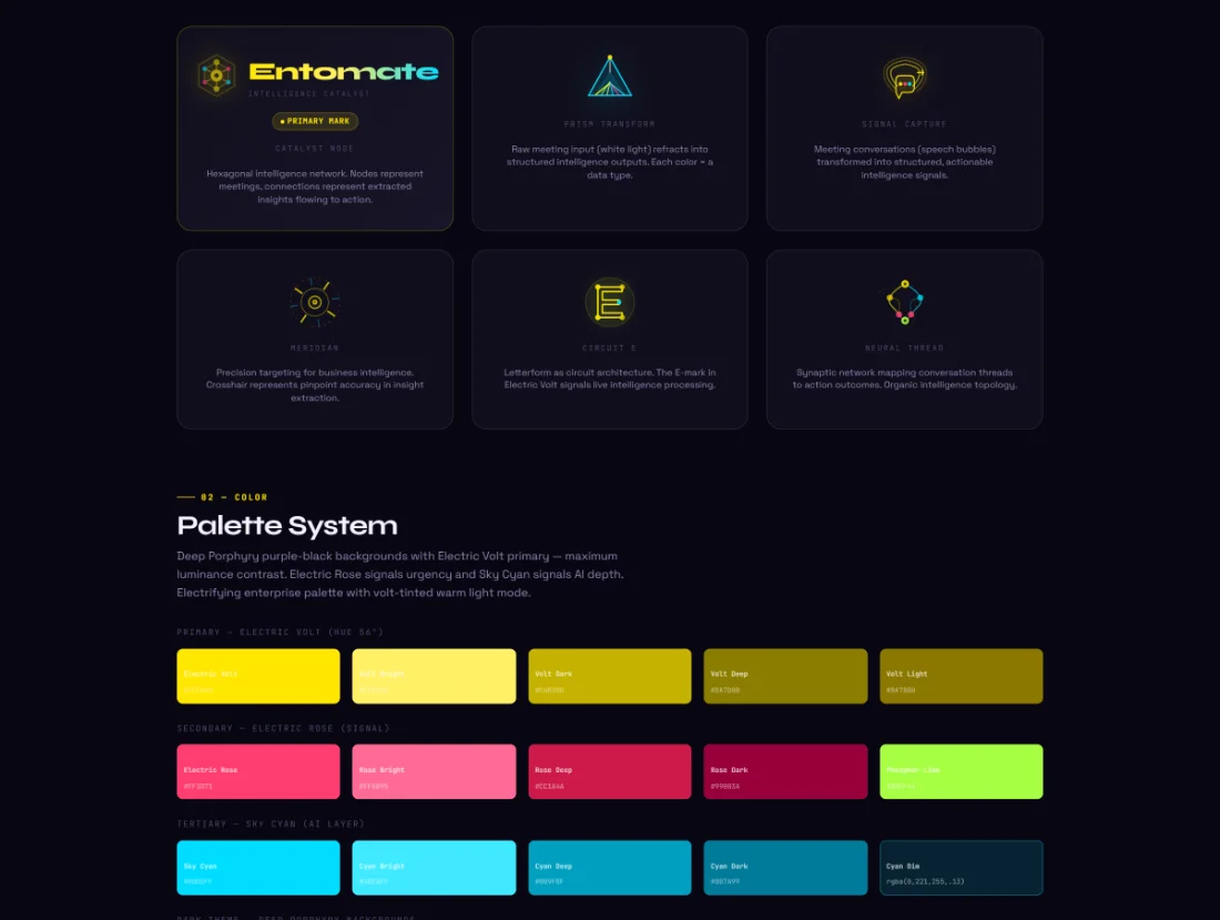 Entomate Brand System — brand design playground