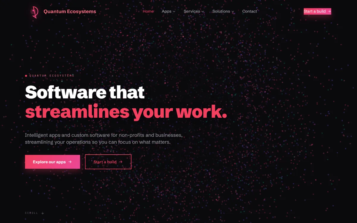 Quantum Ecosystems homepage